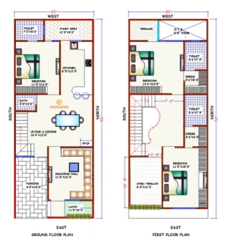 20 X 50-House-Floor-Plan